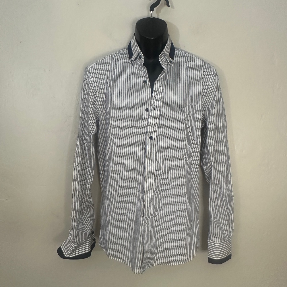 Anthony Morato Stretch Button Down EU 48  ~Medium Gently worn 76% cotton